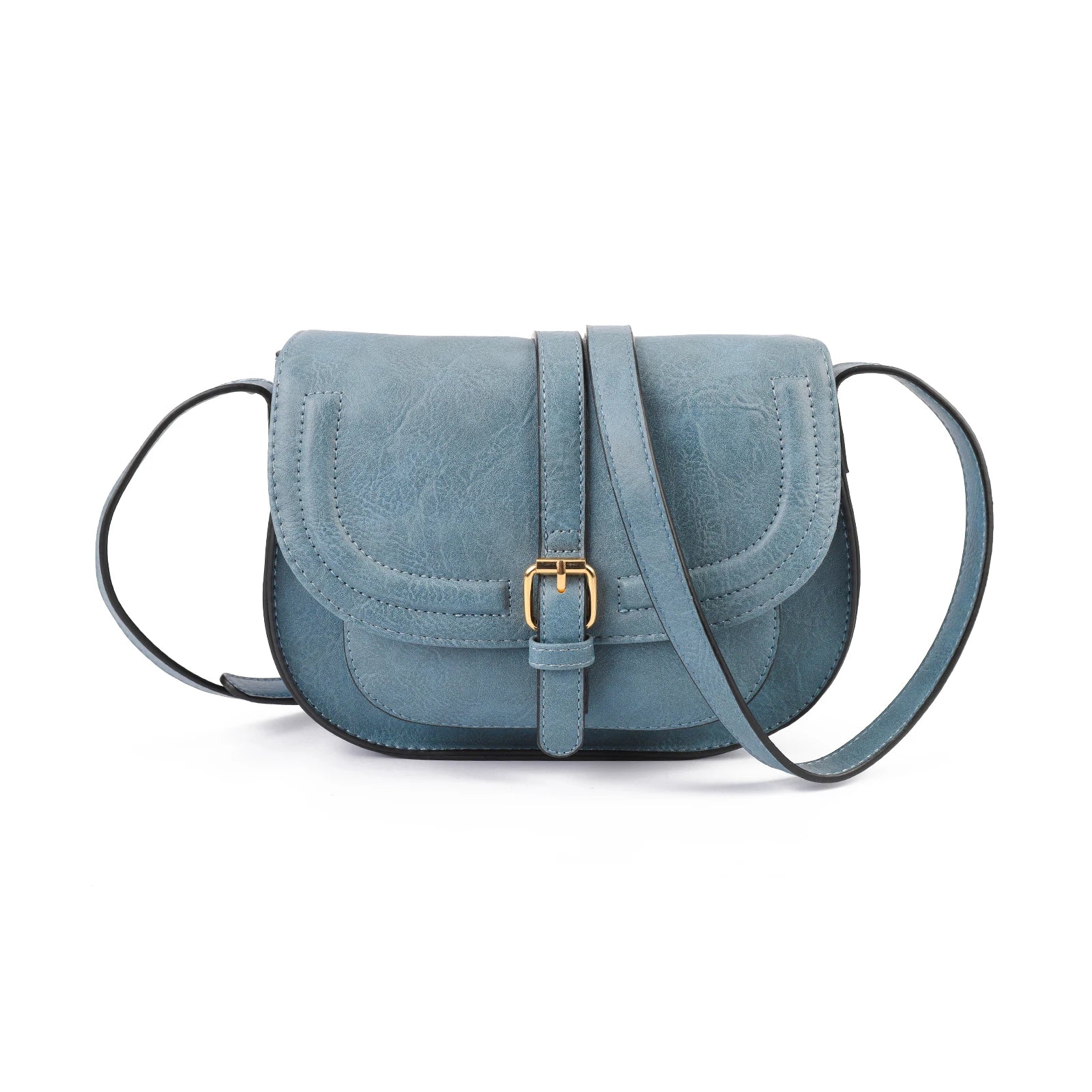 Boho Faux Leather Crossbody Bag For Women With Strap - Smarsty