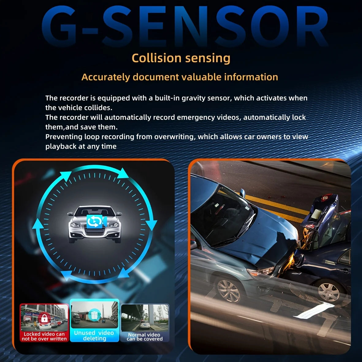 4Channel WiFi Dash Cam Night Vision With Loop Recording - Smarsty