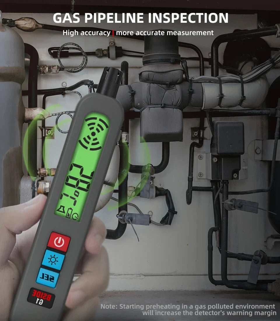 Professional Gas Leak Detector with Audible Alarm - Smarsty