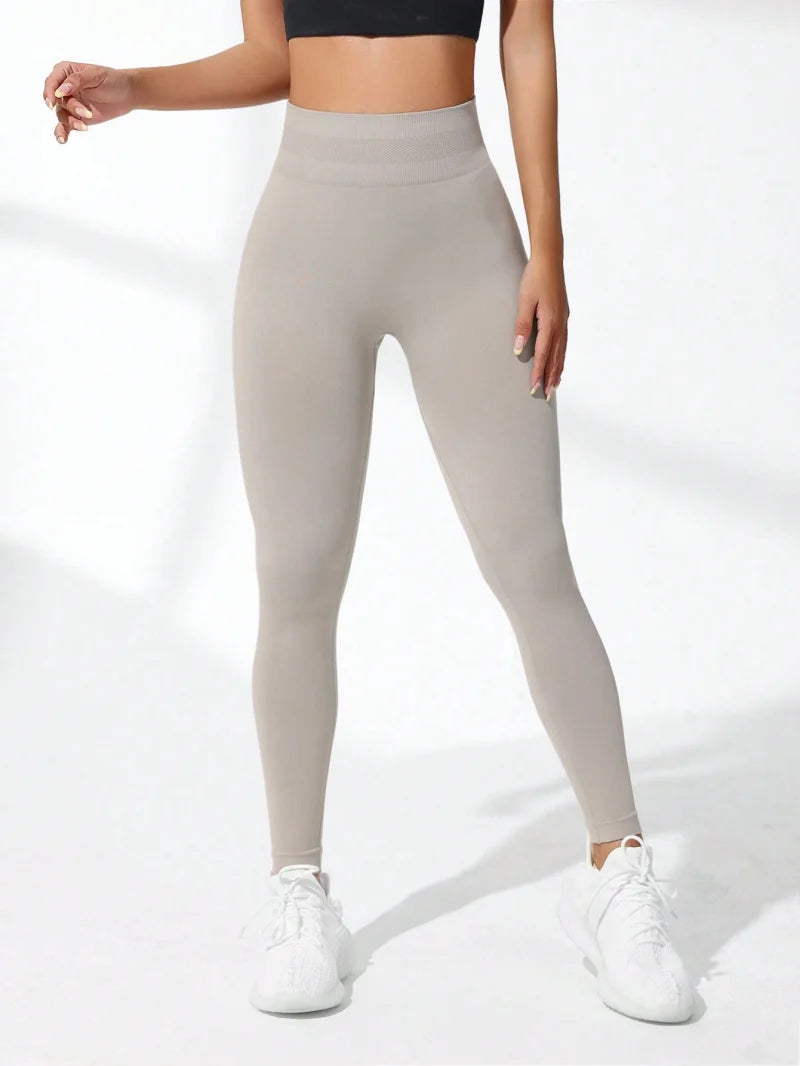 Women's High Waist Yoga Leggings Seamless High Stretchy Butt Lifting Breathable Sports Pants for Women Gym Leggings - Smarsty