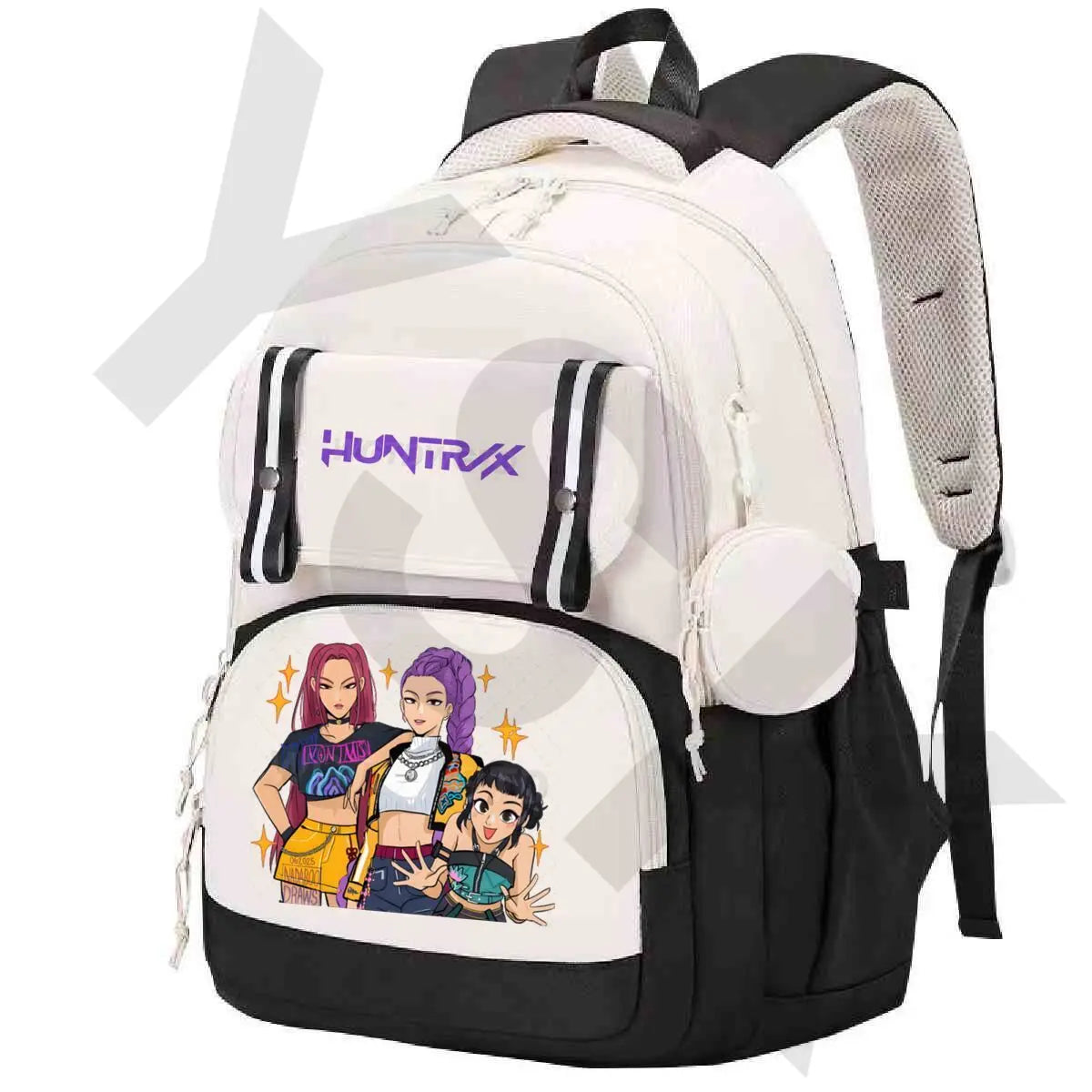 Demon Hunters Anime Backpack Large Capacity School Bag - Smarsty