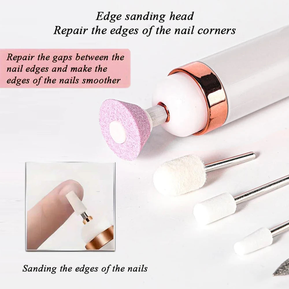 Portable Electric Nail File with 4 Speed Options - Smarsty