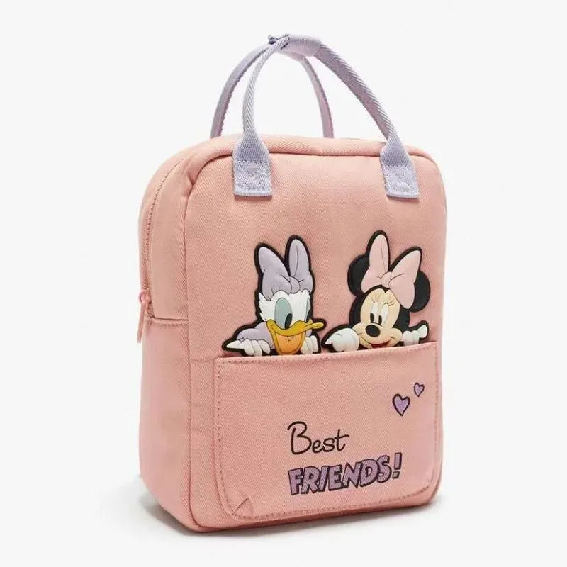 Mickey Mouse Canvas Backpack Large Capacity School Bag - Smarsty