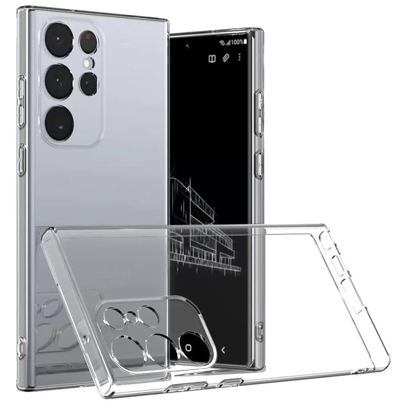 Soft Silicone Clear Case For Galaxy A53 Anti Fingerprint - Smarsty