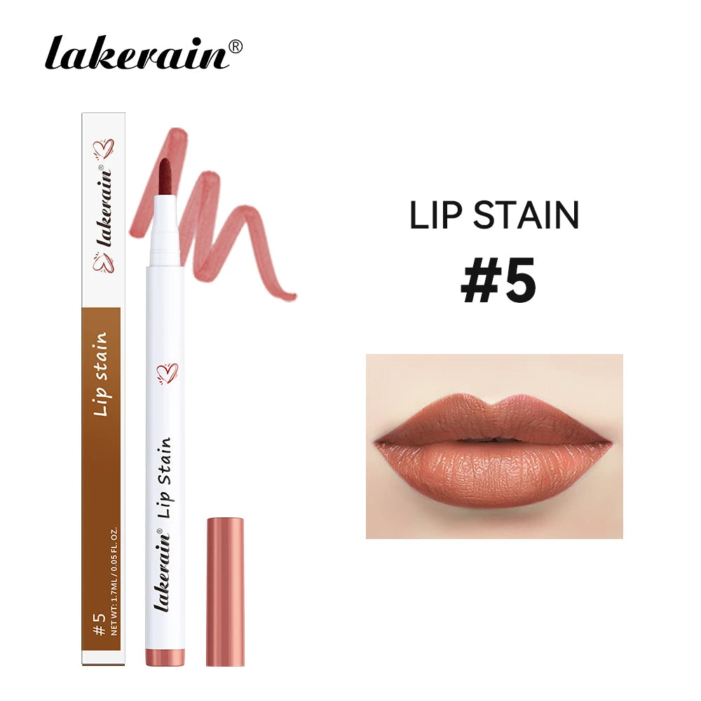 Lakerain Long-lasting Lip Gloss 6 Colors Matte Color Not Easy To Fade Non-stick Cup Silky Lip Gloss Wholesale ship for us