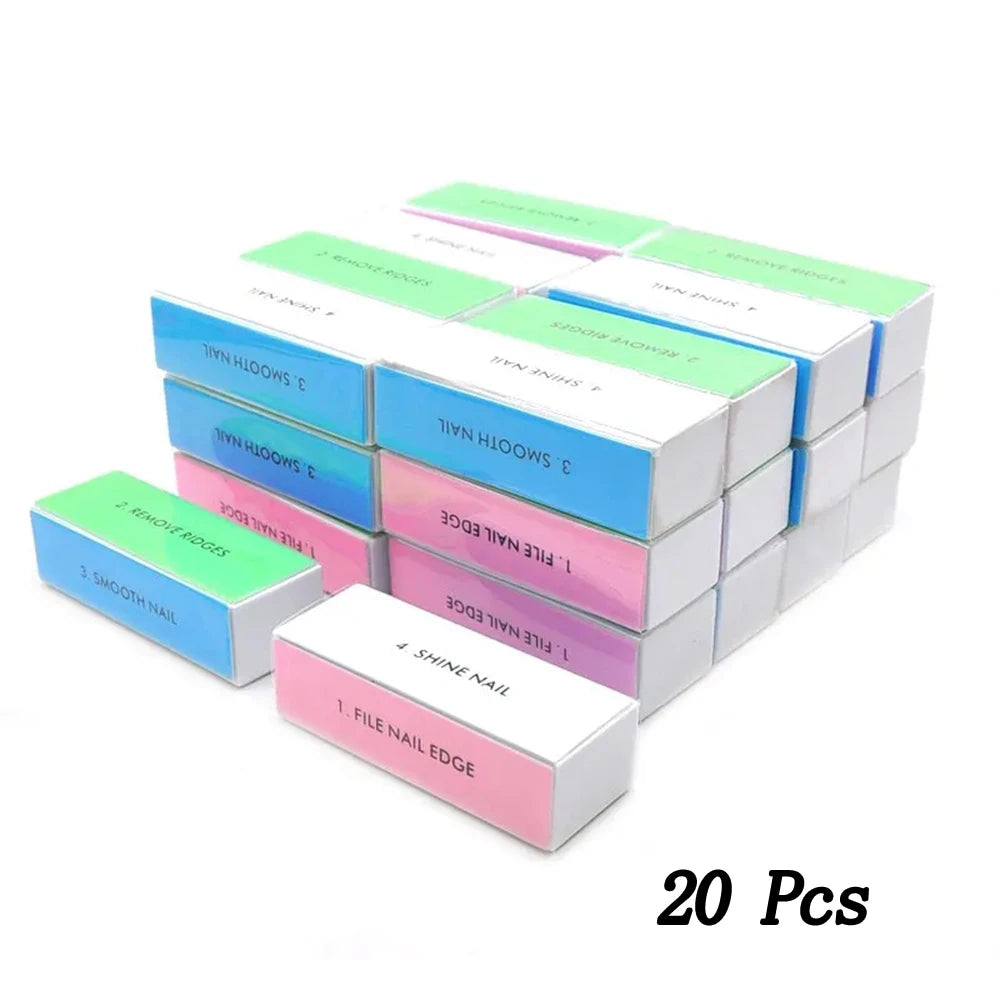 LULAA Professional 4 Way Nail Buffer Block Set - Smarsty
