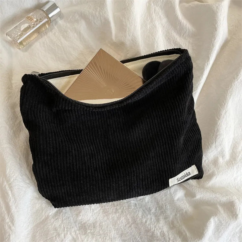 Fashion Women Sweet Cosmetic Bags Makeup Large Purse Bag Zipper Pouch Daily Outdoor Activities Travel Organiser - Smarsty