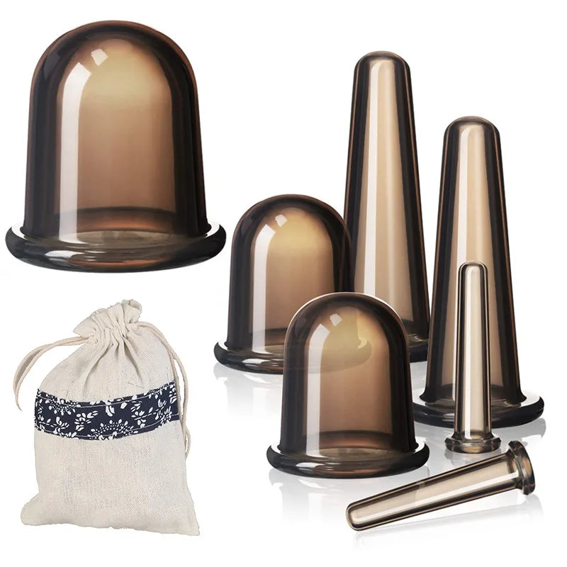 Silicone Vacuum Cupping Massage Jars for Anti Cellulite - Smarsty