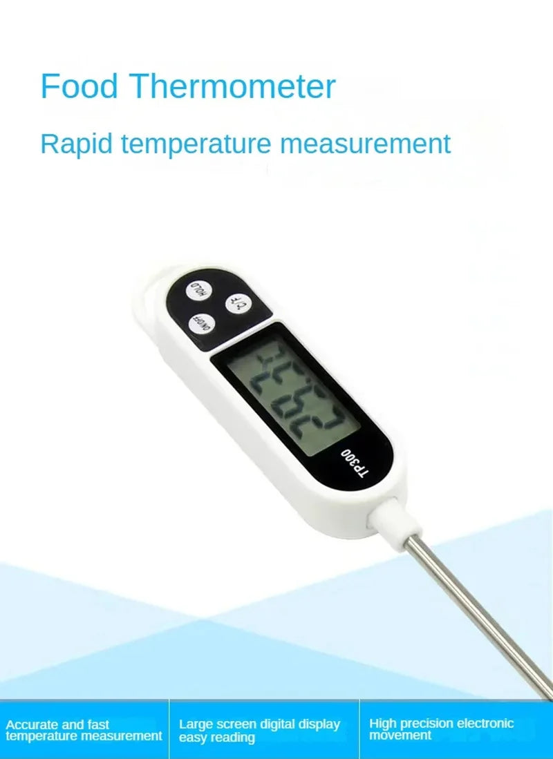 Xiaomi Digital Kitchen Food Thermometer Stainless Steel Electronic Temperature Gauge Tool Thermometer For Milk BBQ Meat Cooking by Smarsty