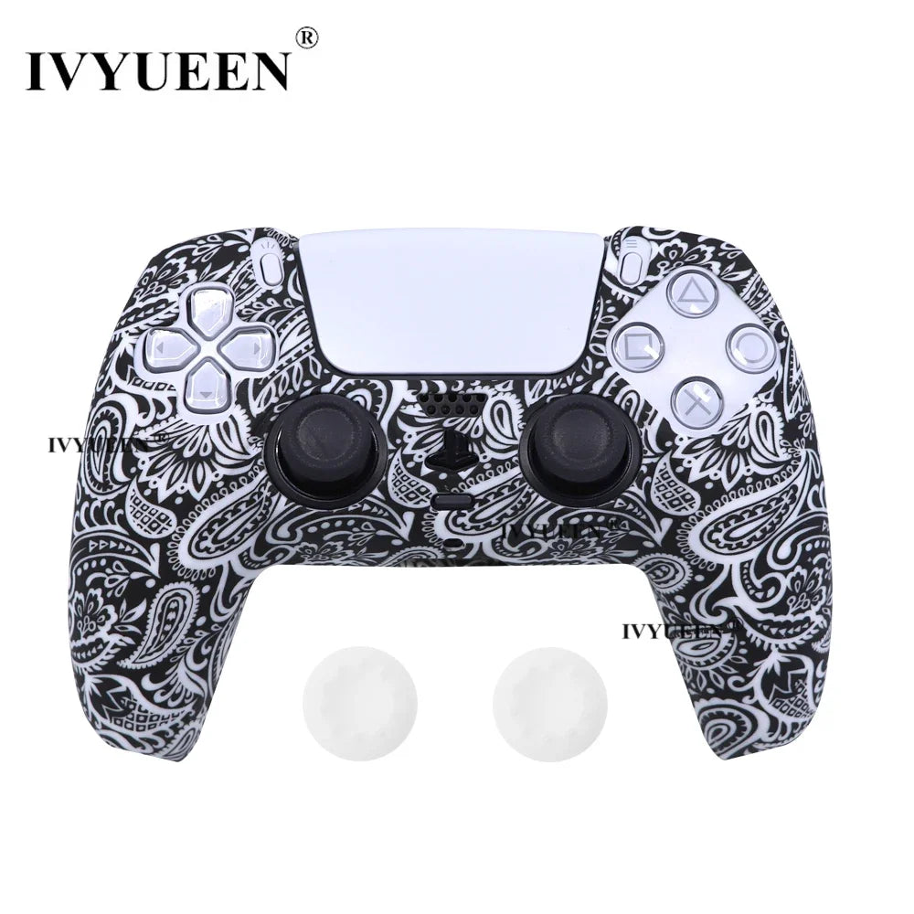 Water Transfer Printing Silicone Case for PS5 Controller - Smarsty
