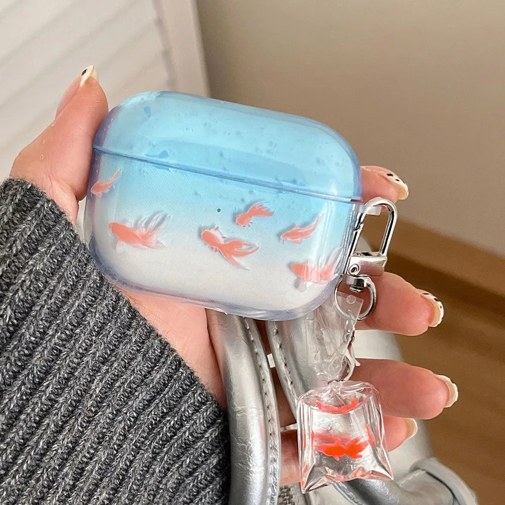Cute Koi Gradient Earphone Case for AirPods Pro - Smarsty