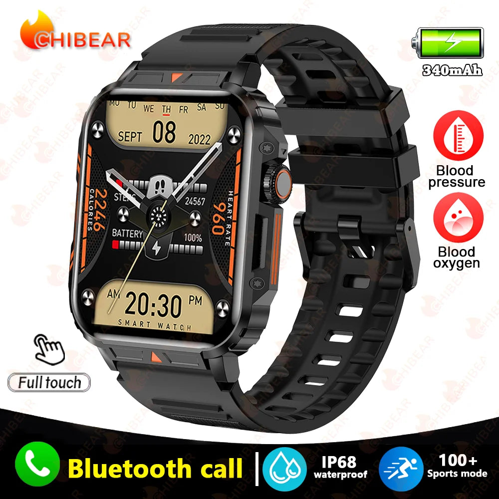 2024 Outdoor Military Smart Watch with IP68 Waterproof - Smarsty