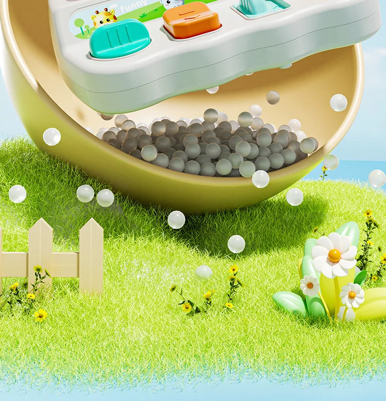 Montessori Pop up Animal Toys and Learning Boxes Enhance Logical Thinking and Motor Skills Suitable for Children's Birthday Gift