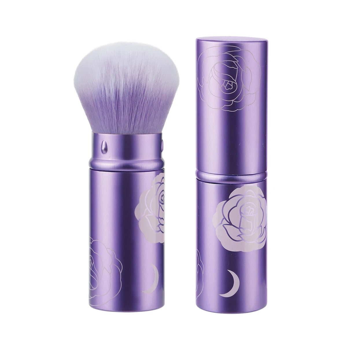 Retractable Makeup Brush with Aluminum Handle for Easy Application - Smarsty