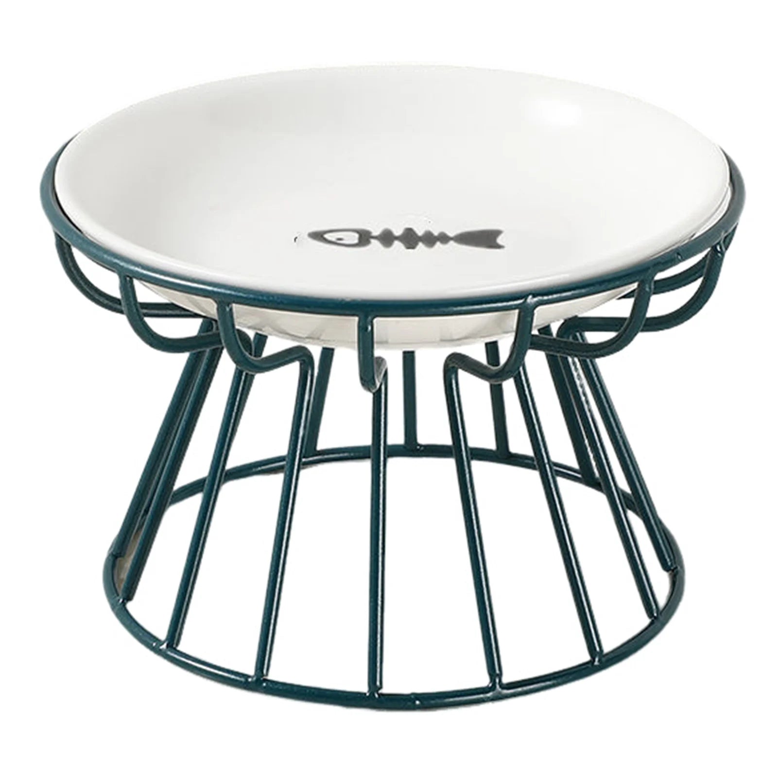Ceramic Cat Food Bowl with Whisker-Friendly Design - Smarsty