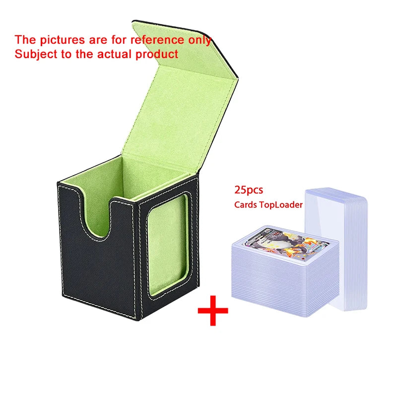 Card Sleeves Holder Game Cards PVC Hard Plastic Toy Top For Protectors Trading Storage Gift 3 x 4inches - Smarsty