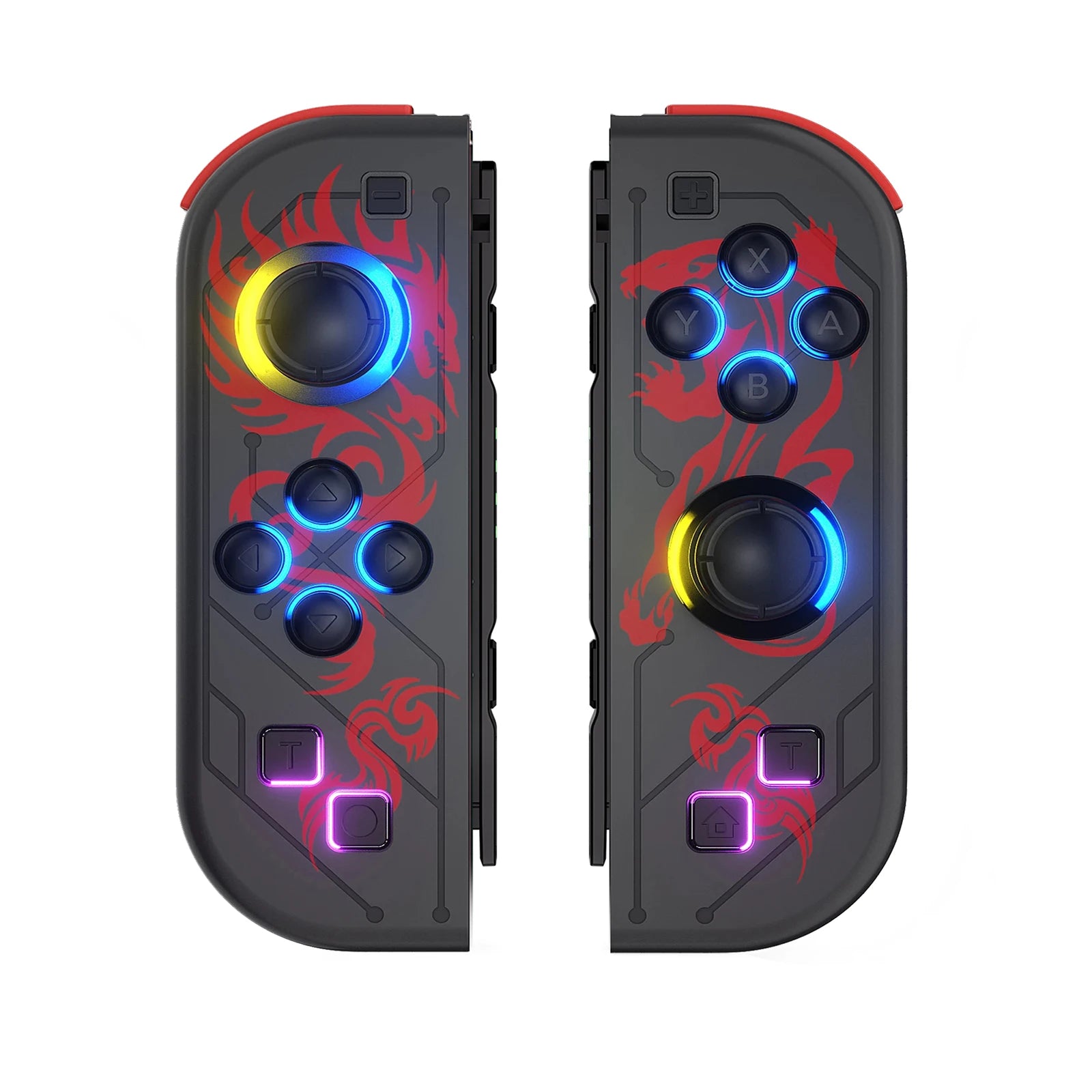 Bluetooth 5.2 Joy Controller with RGB LED for Nintendo Switch - Smarsty