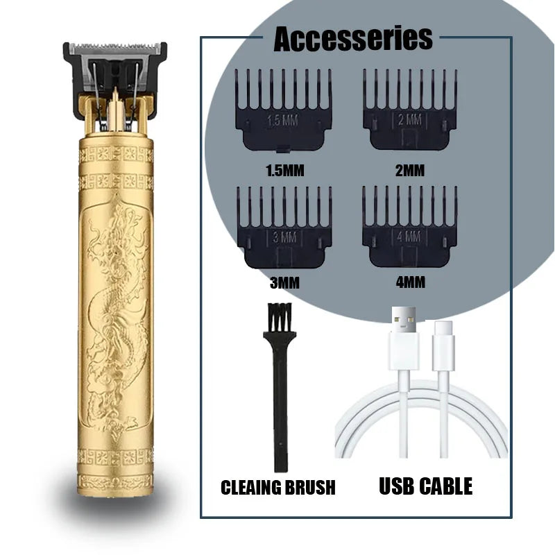 Heavy Metal Hair Clipper for Professional Men's Cuts - Smarsty