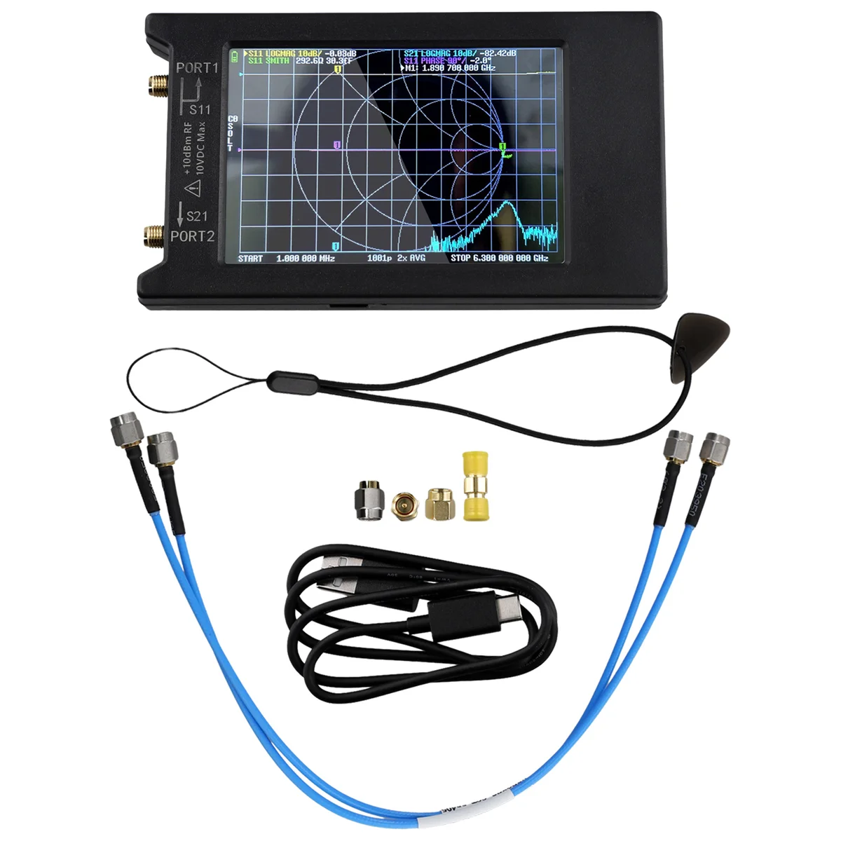 LiteVNA 64 Portable Vector Network Analyzer with Touch Screen - Smarsty