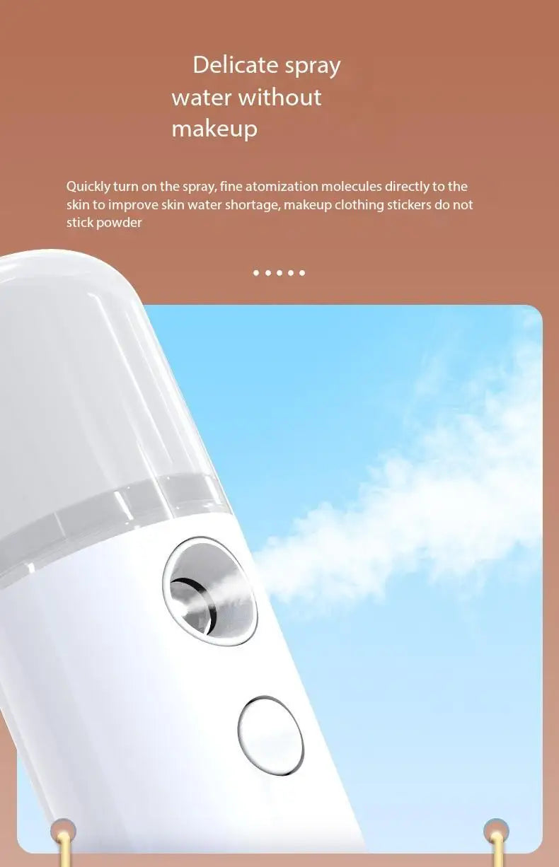 White Hydration Meter Nano Spray for Accurate Face Hydration - Smarsty
