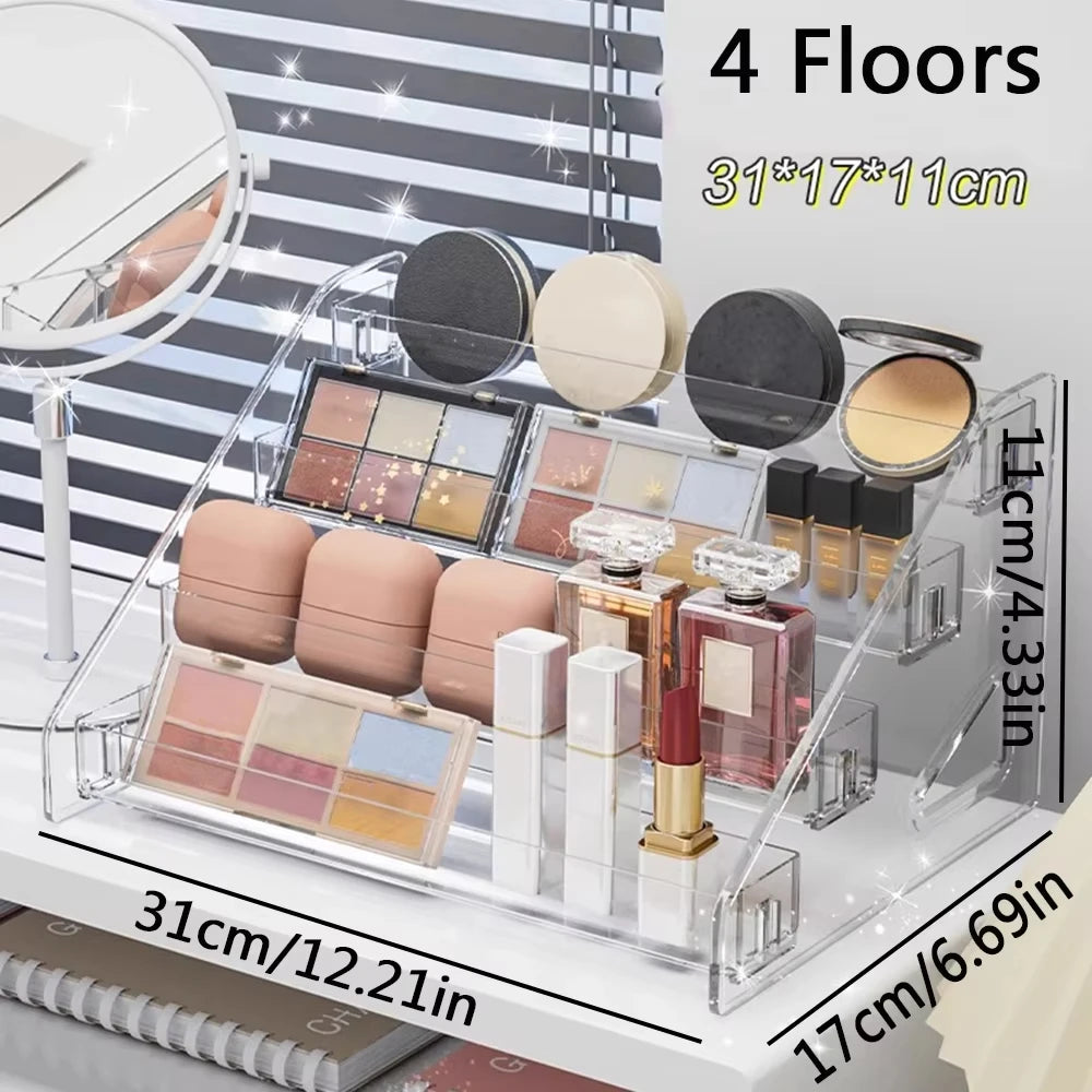 Acrylic Nail Polish Display Rack with Sturdy Multi-layer Design - Smarsty
