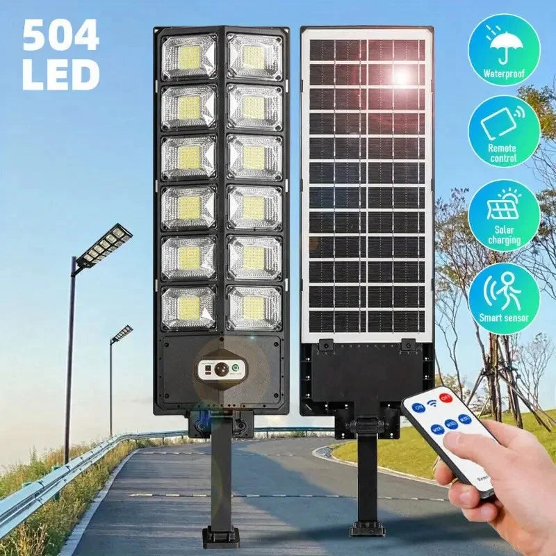 100000LM Ultra Powerful Solar Lamp With Remote Control Outdoor Solar Induction Street Yard Light IP65 Waterproof Garden Lights
