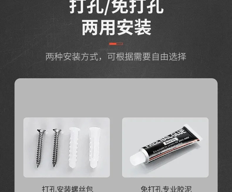 New Kitchen Storage Rack Seasoning Rack Wall-Mounted Condiment Multi-Functional Household kitchen organizer Storage Rack by Smarsty