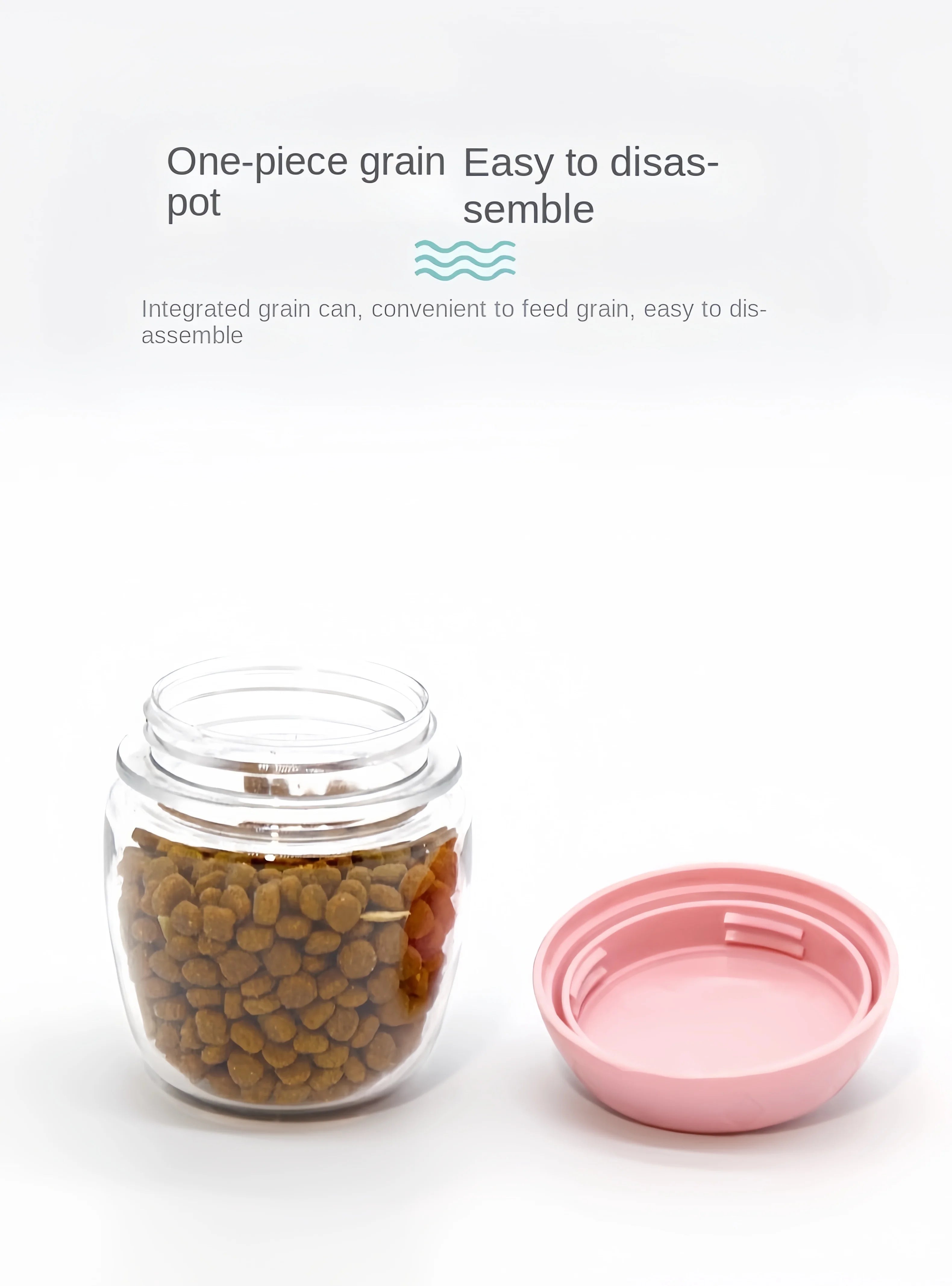 Portable Dog and Cat Water Bottle with Food Storage - Smarsty