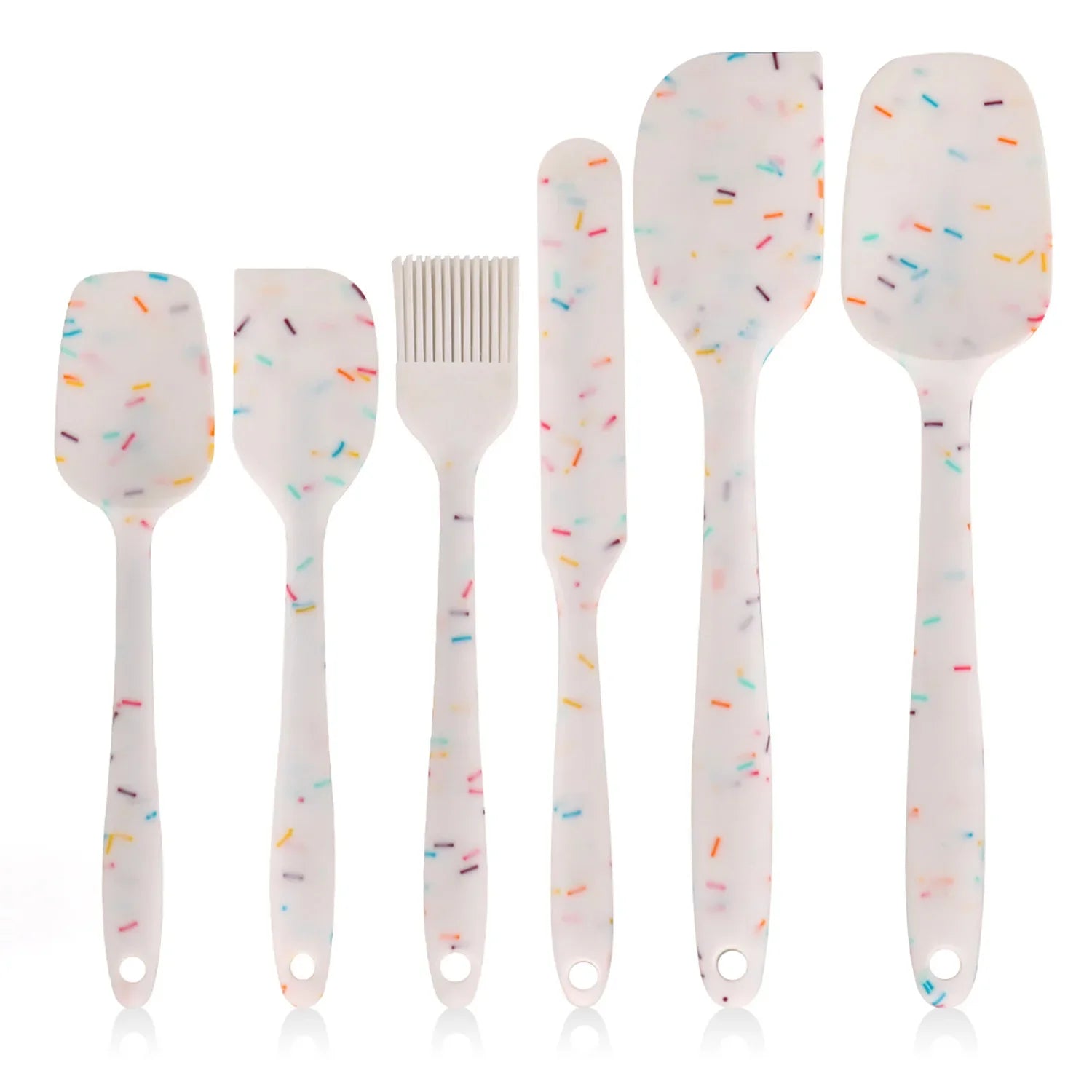 Heat Resistant Silicone Spatula Set for Baking - Smarsty