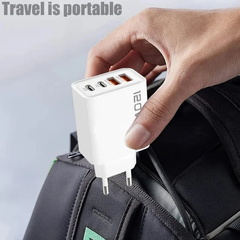 120W 4 Port USB C Charger With Fast Charging Powerhouse - Smarsty
