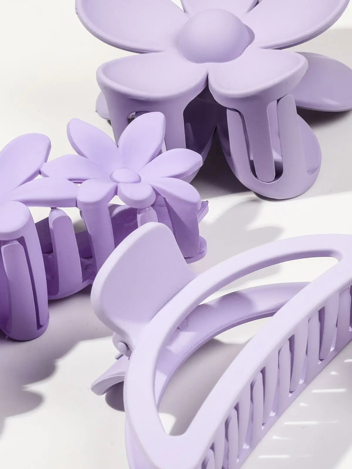 Mixed Color Hair Claw Clips Strong Hold For Curly Hair - Smarsty