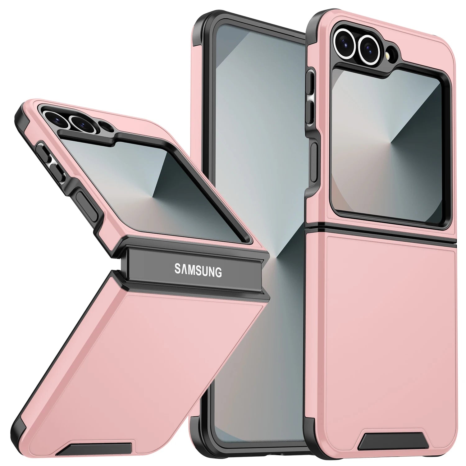 Luxury Original Official Slim Matte Protect Phone Case Samsung Galaxy Z Flip 7 8 6 5 4 For Wireless Charging Shockproof Cover