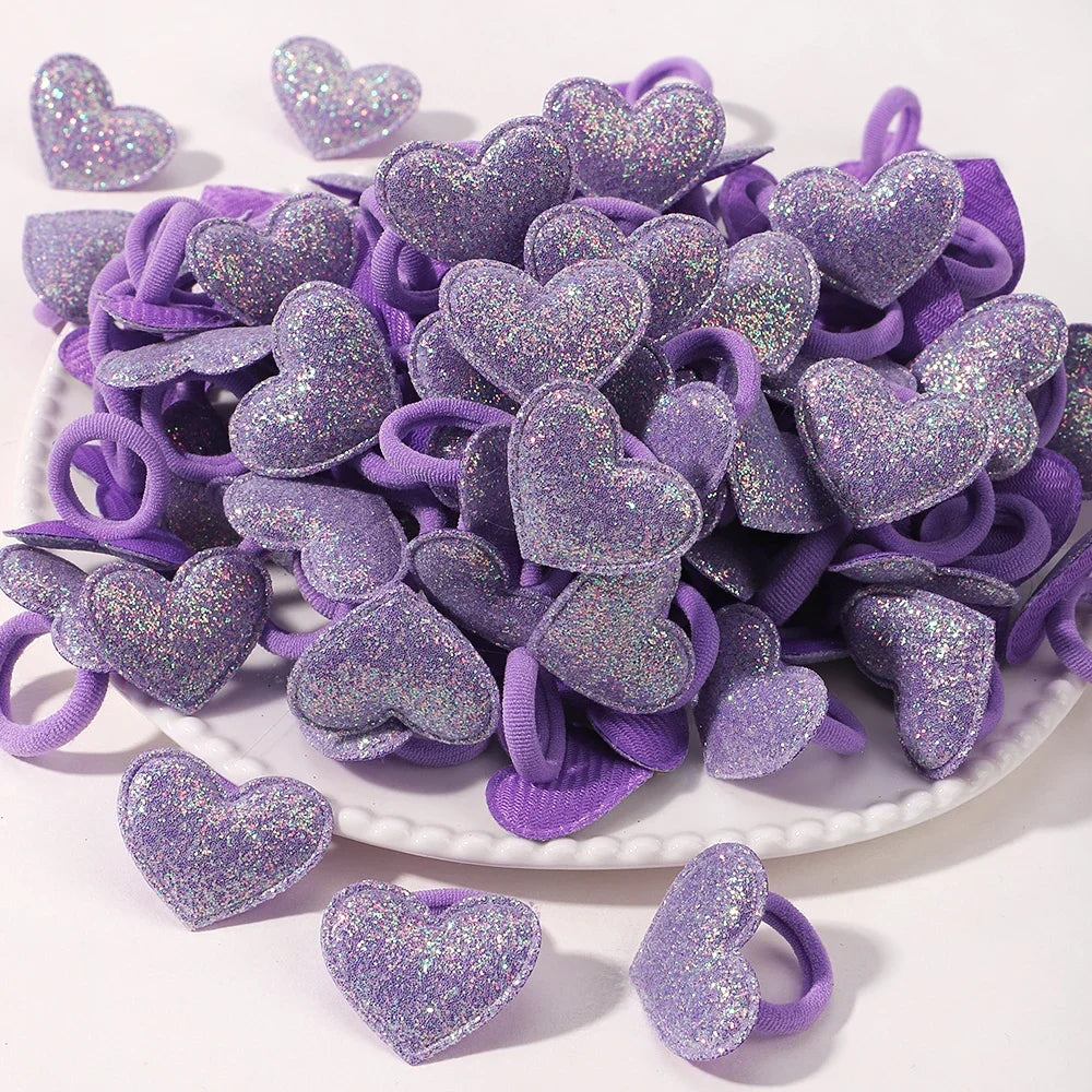 Cute Girls Hair Ties Soft No Harm Ponytail Holders 10Pack - Smarsty