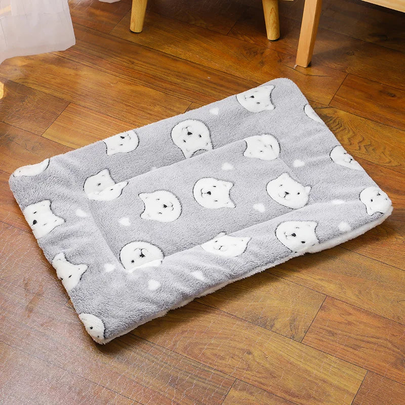 Thickened Flannel Dog Bed Mat for Comfort - Smarsty