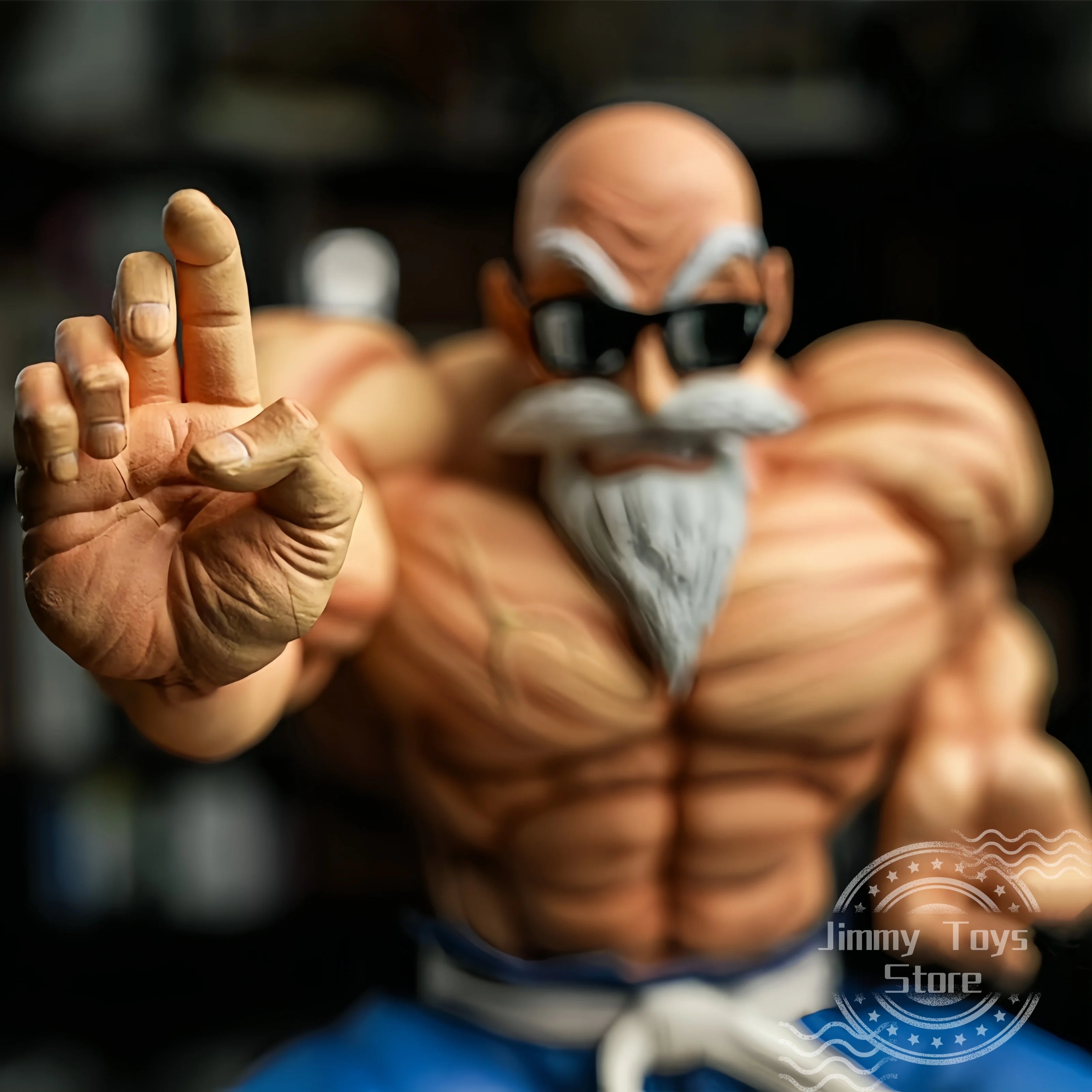 10cm Anime Dragon Ball figure GK Muscle Master Roshi Goku Kame Sennin Figurine PVC Action Figure Model Children Dolls Gift Toys by Smarsty