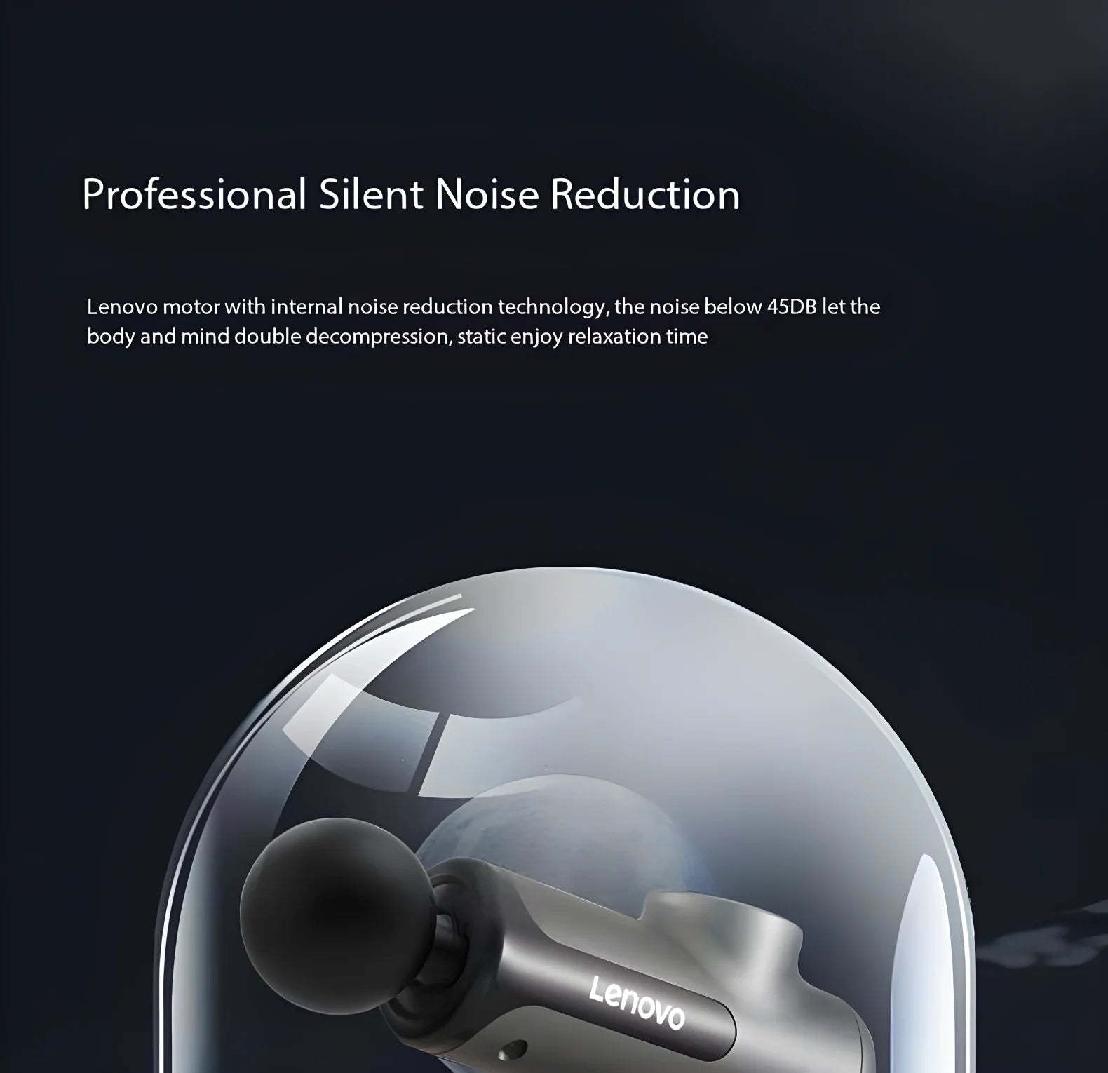 Lenovo Massage Gun for Deep Muscle Relief and Relaxation - Smarsty