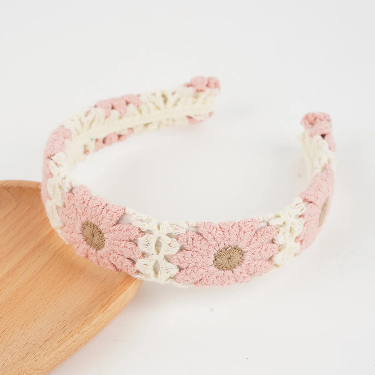Knitted Headband Bohemian Handmade Summer Seaside Cotton - Smarsty