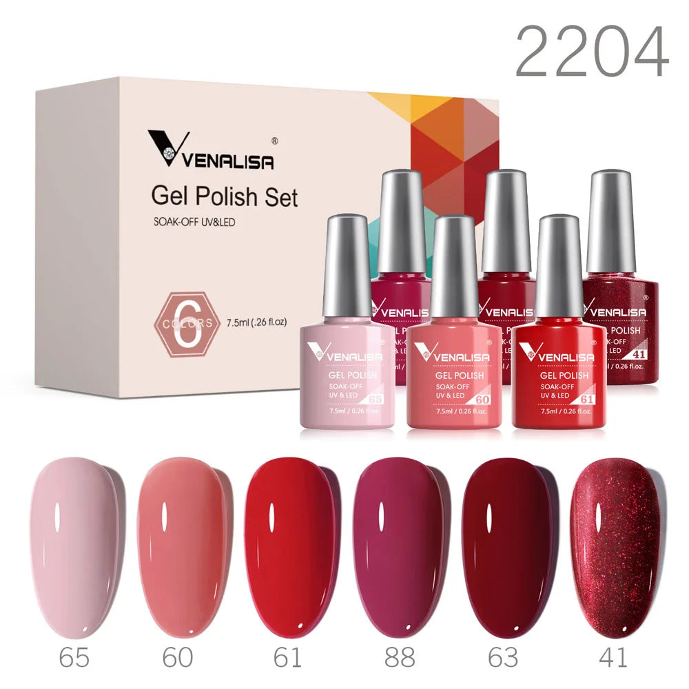 Venalisa HEMA Free Jelly Pink Nail Gel Kit - Smarsty