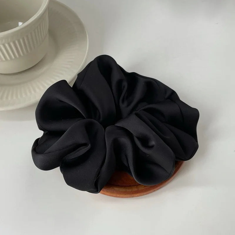 Satin Scrunchies Hair Accessories Gentle Soft Hold Premium - Smarsty