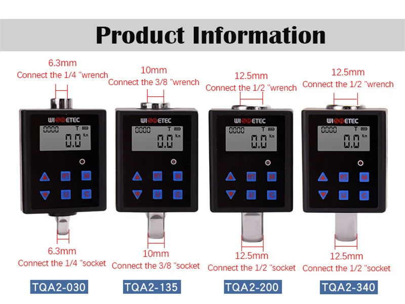 Digital Torque Meter Adjustable Professional Electronic Wrench - Smarsty
