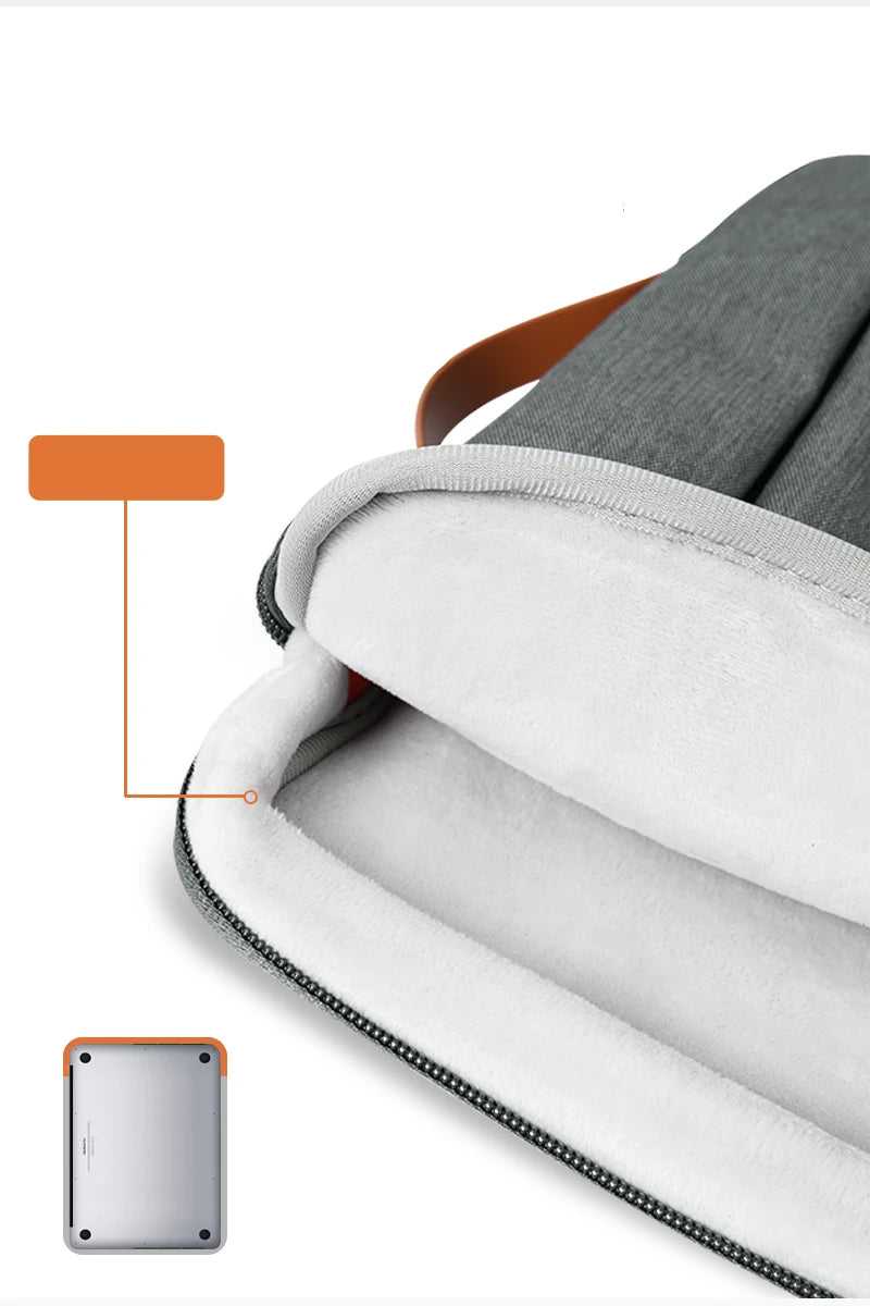 Shockproof Multi Pocket Laptop Sleeve For MacBook Pro