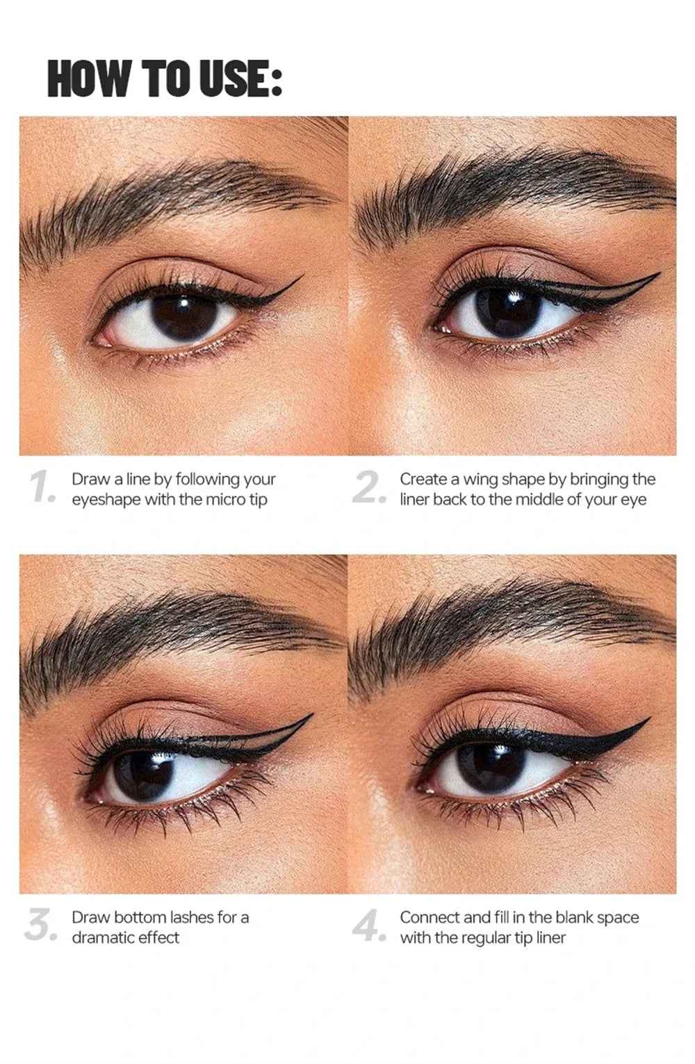 Quick Dry Waterproof Eyeliner Pencil for Long Lasting Wear - Smarsty