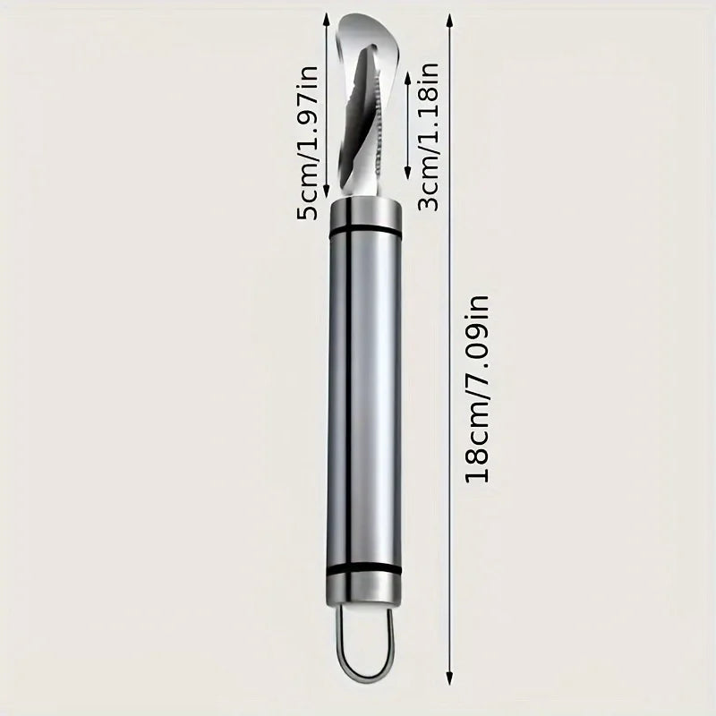 Stainless Steel Orange,Citru Peeler,Simple Lemon Peeler,Creative Cutter,Orange Peeler Tool With Handle,Restaurant Kitchen Gadget by Smarsty