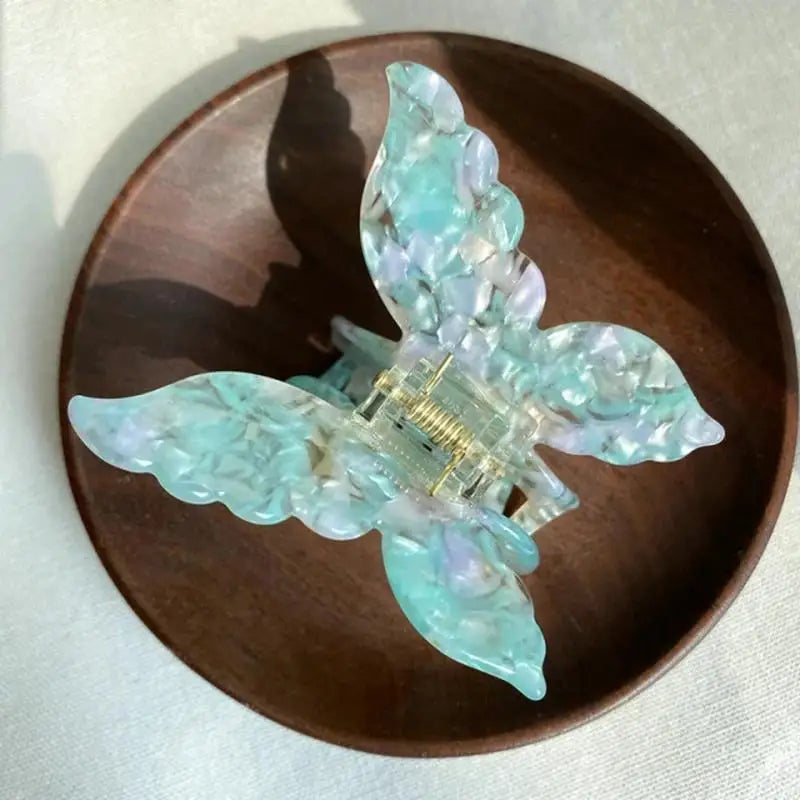 Butterfly Acetate Hair Clip Lightweight Gradient Tie Dye - Smarsty