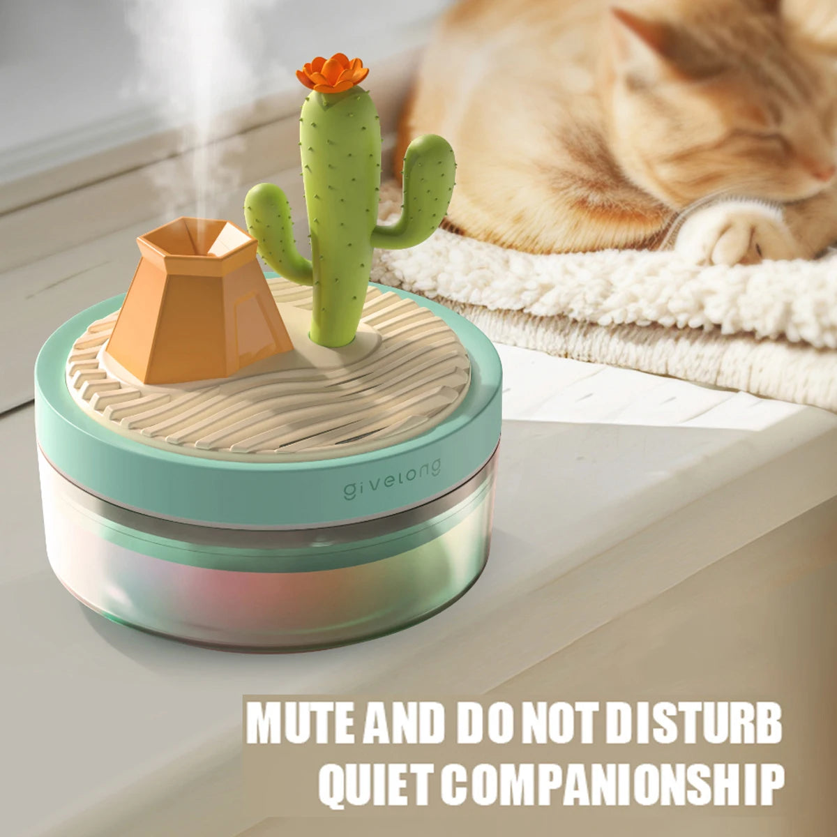 Silent Desktop USB Humidifier for Aromatherapy and Hydration - Smarsty
