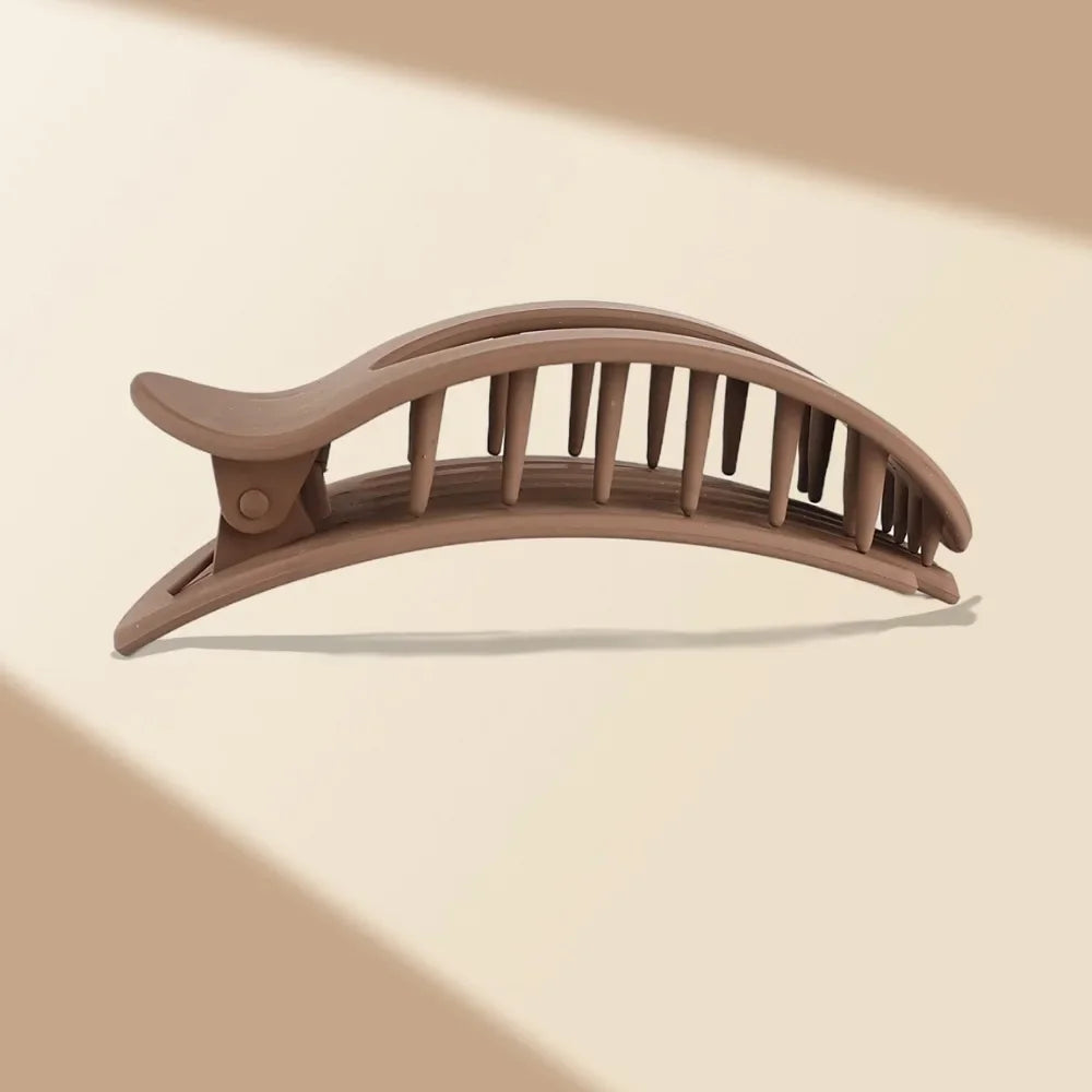 Fashion Leopard Oval Hair Claw Clip for Women - Smarsty