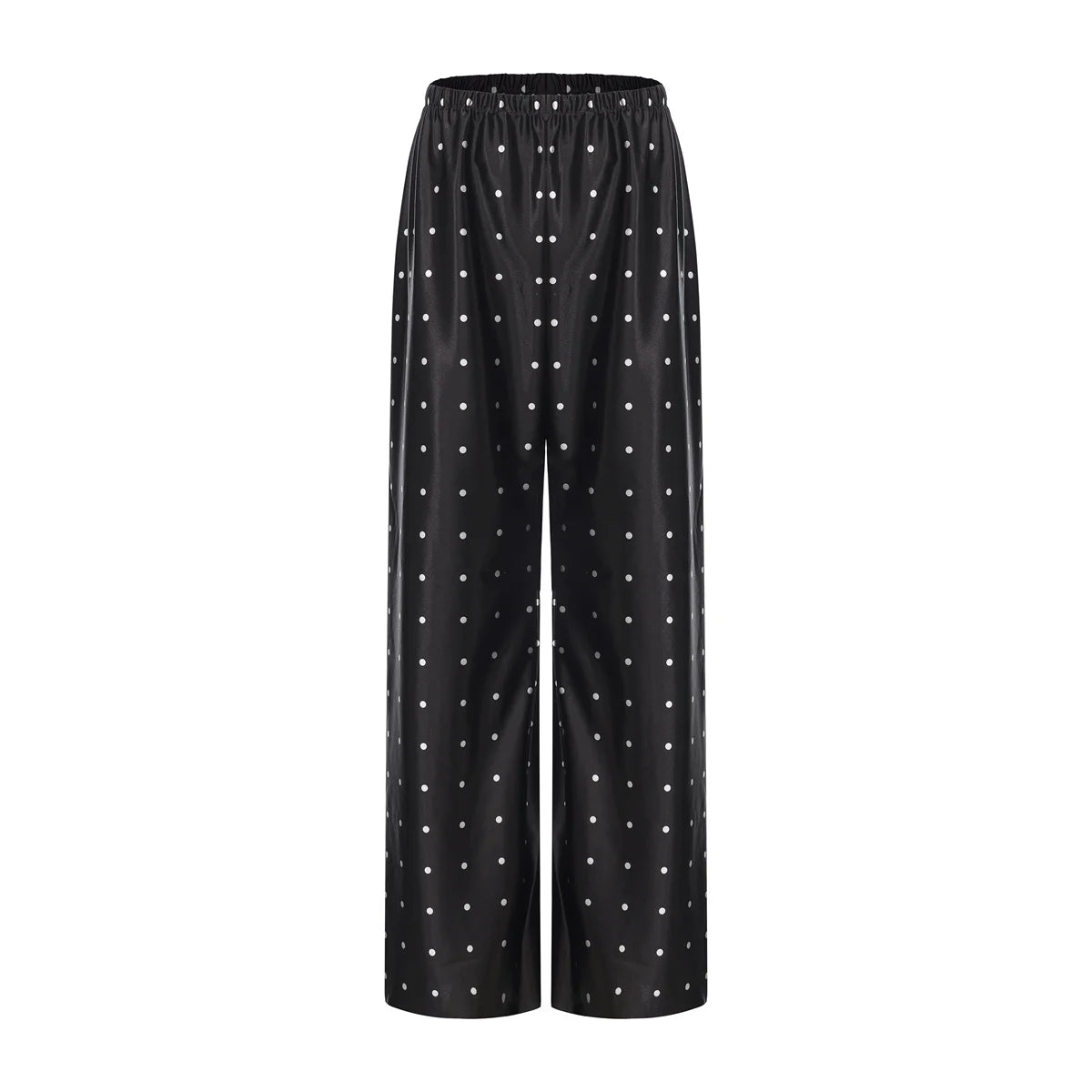 Satin Wide Leg Pants Long Floor Casual Pants Women's Summer - Smarsty