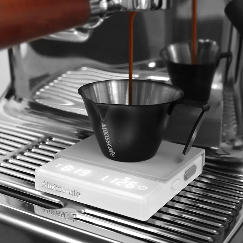 AliKisscafe Coffee Scale Digital Weight Electronic Kitchen Measuring Scales 0.1g High Precision Espresso Accessory Barista Tool