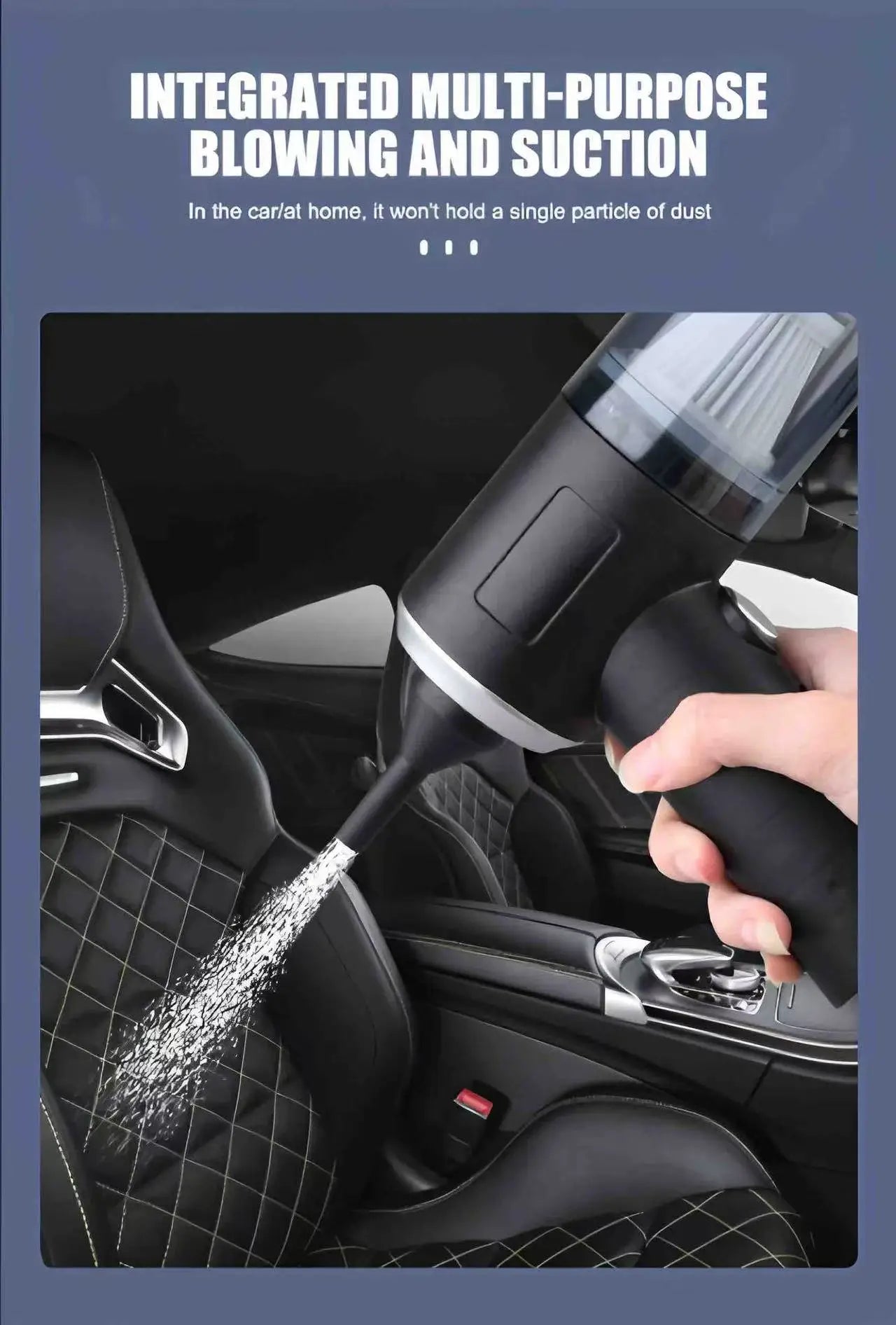 USB Charging Car Vacuum Cleaner High Power Auto Cleaning - Smarsty