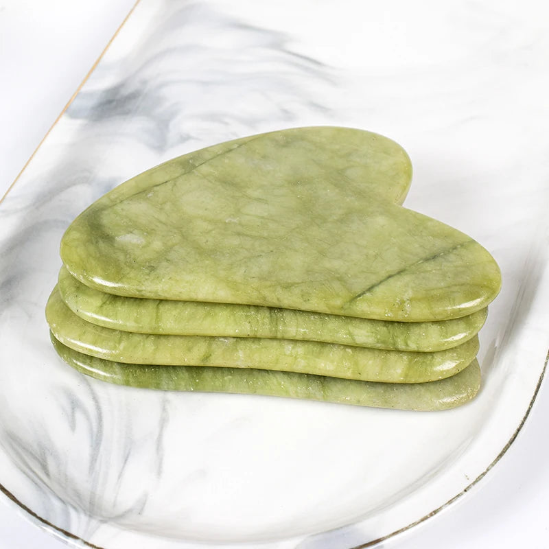 Natural Jade Gua Sha Scraper for Glowing Skin - Smarsty